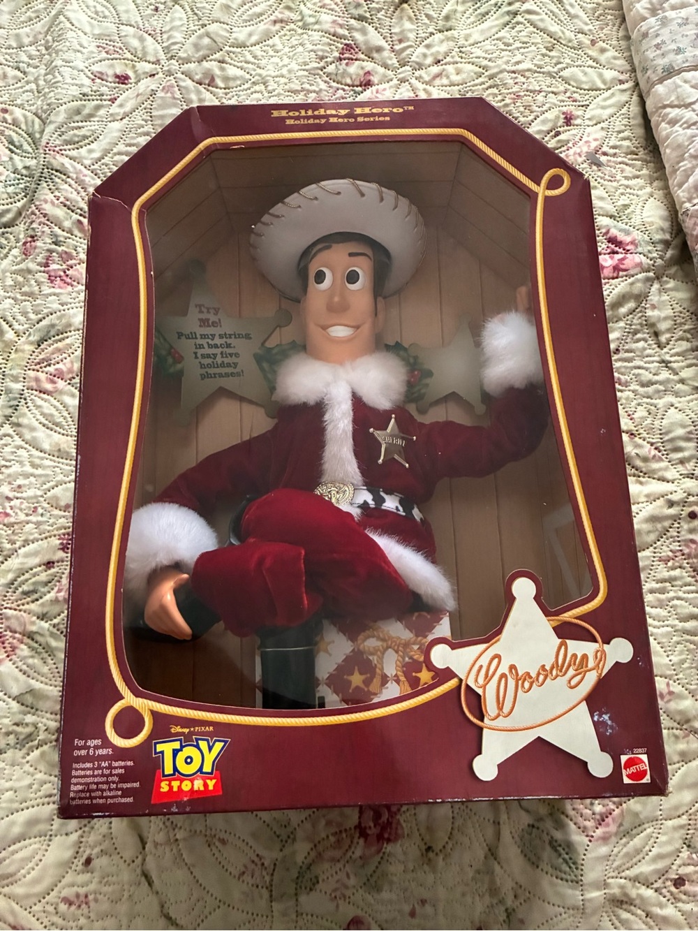 1999 Toy Story Woody as Santa